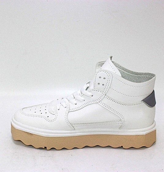 Кросівки-хайтопи білі