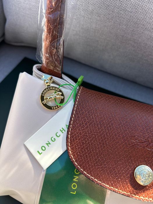 Longchamp torebka kremowa L