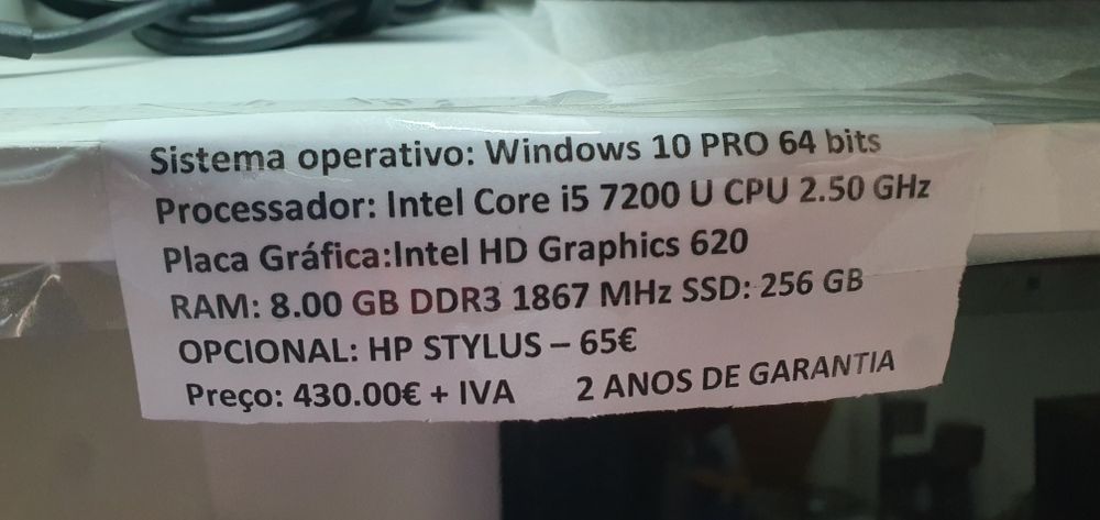 Hp Elite x2 portatil