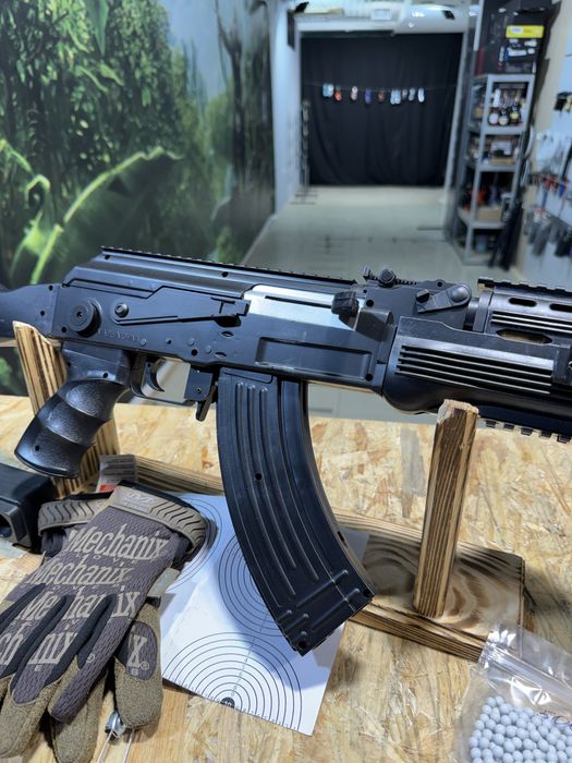 AK47 іграшковий автомат з лазером на пульках 87см