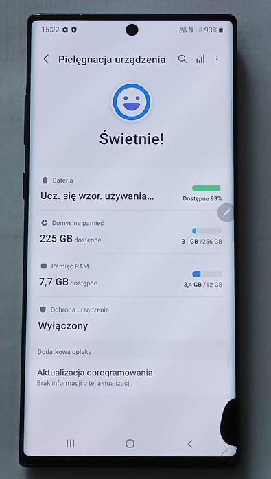Samsung Galaxy Note 10 Plus N975F 12GB RAM / 256GB pamięci wewnętrznej