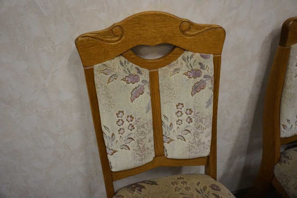 Krzesła Dębowe Komplet 4 sztuki Mega Wygodne     L-204