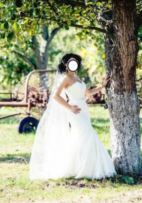 Piękna suknia ślubna Pronovias Urdiel koronkowa rozm.38