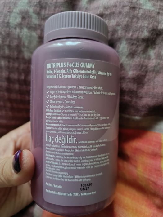 Nutriplus F+Cus Farmasi