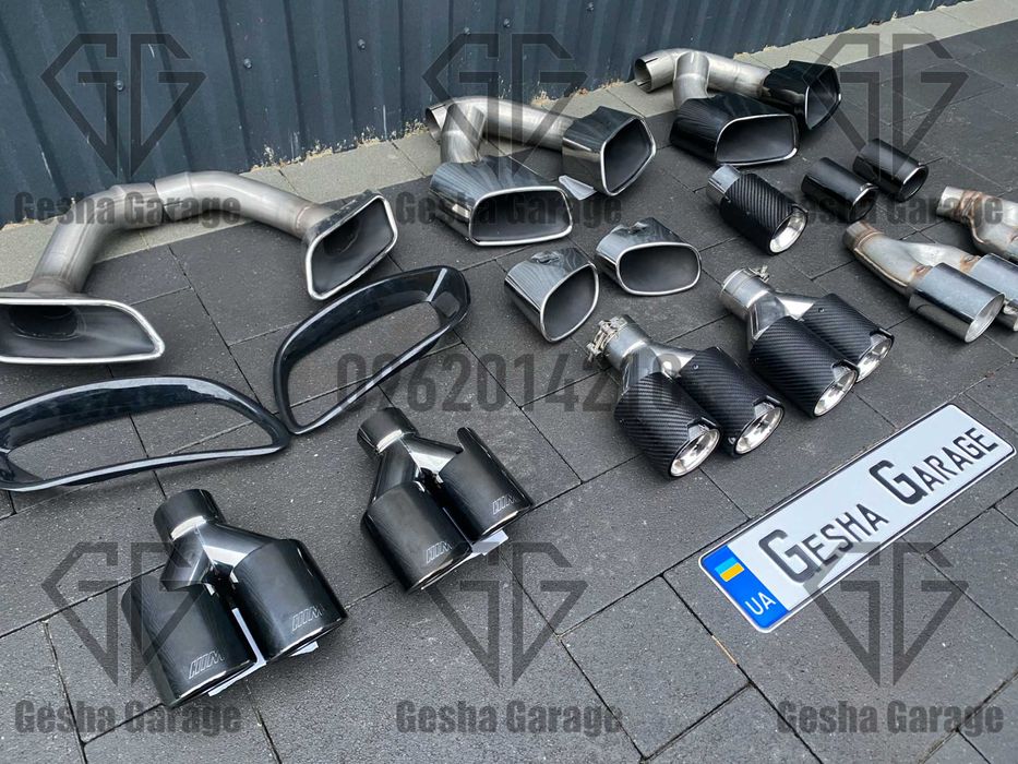 Насадки на выхлопную BMW БМВ E70 E71 F10 F11 F15 G30 G31 в наличии