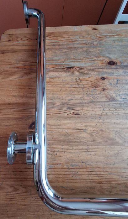 Uchwyt łazienkowy stalowy  kątowy  32 mm