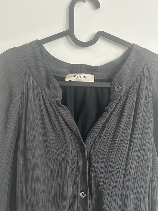 Sukienka midi grafitowa szara Myrtille s/m 36