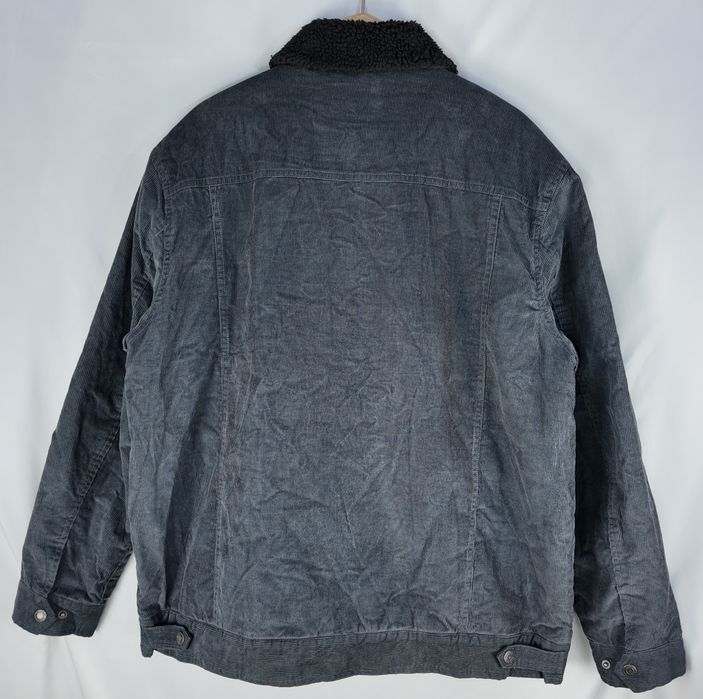 TACVASEN męska kurtka sztruksowa sherpa XL zimowa