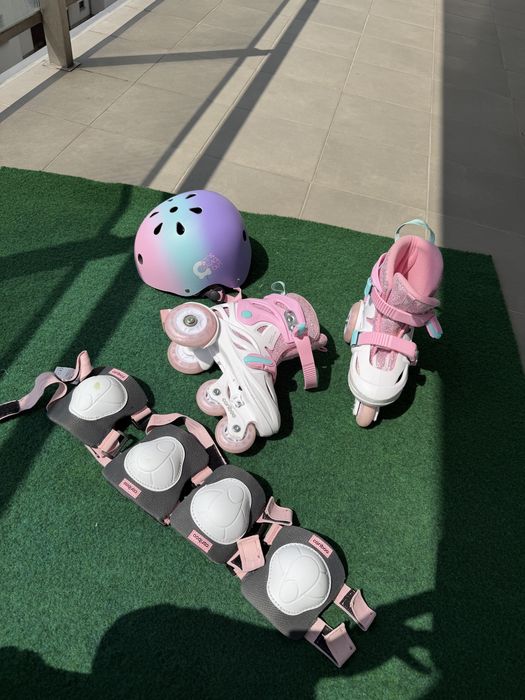 Rolki Cariboo Ballerina +kask + ochraniacze