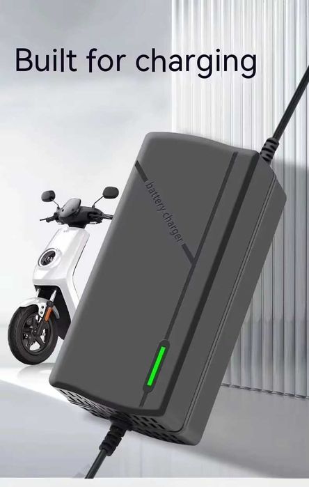 Carregador Baterias Chumbo 48V/60V/72V 20AH p/ Bicicleta / Scooter Elétrica / E-Bike