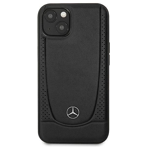 Etui Mercedes Leather Urban na iPhone 14 Plus - czarne