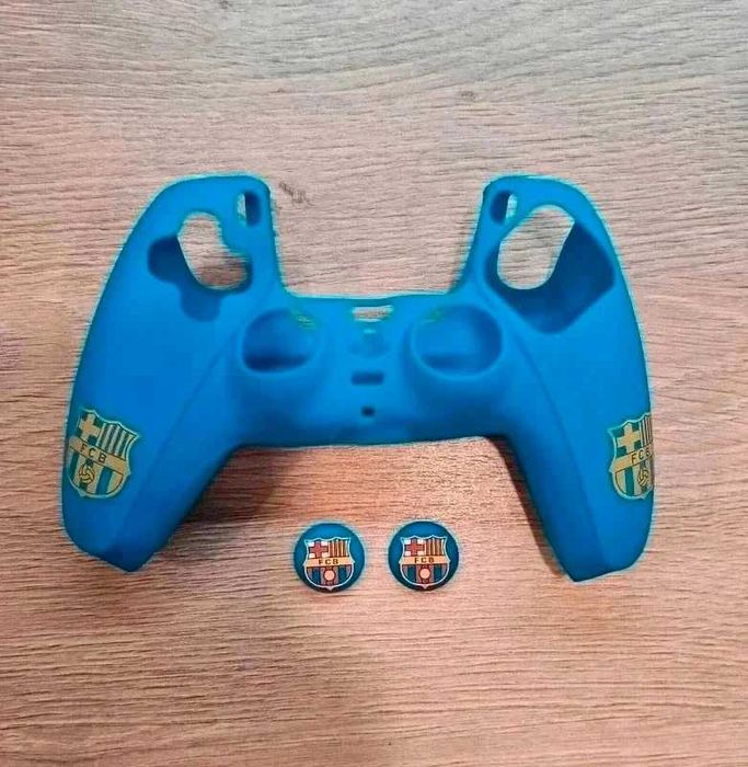 Silikonowe etui antypoślizgowe pad kontroler Playstation FC Barcelona