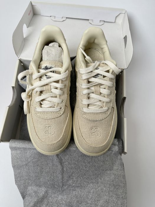 Оригинал Nike Air Force 1 Low Stussy Fossil PS (DD1578 200) детские