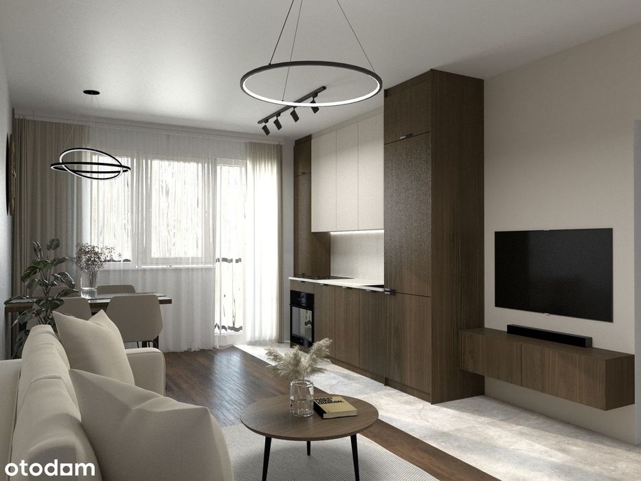 Stylowe 2 Pokoje z Balkonem | Remont | Wysoki Standard | Meble + AGD