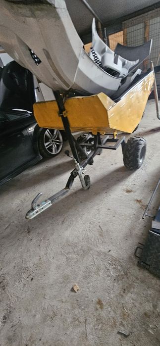 Bardzo mocna przyczepka quad traktorek