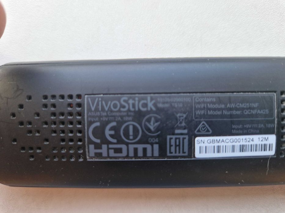 Міні-ПК Asus VivoStick (TS10)