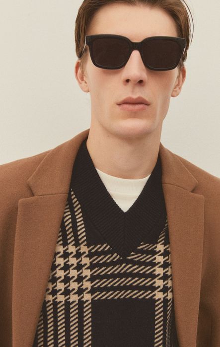 Sobretudo comprido Slim Fit Tamanho S