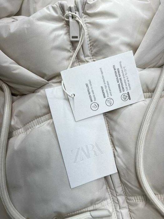 Жіноча тепла курточка Zara куртка зимова зара зимняя куртка S розмір