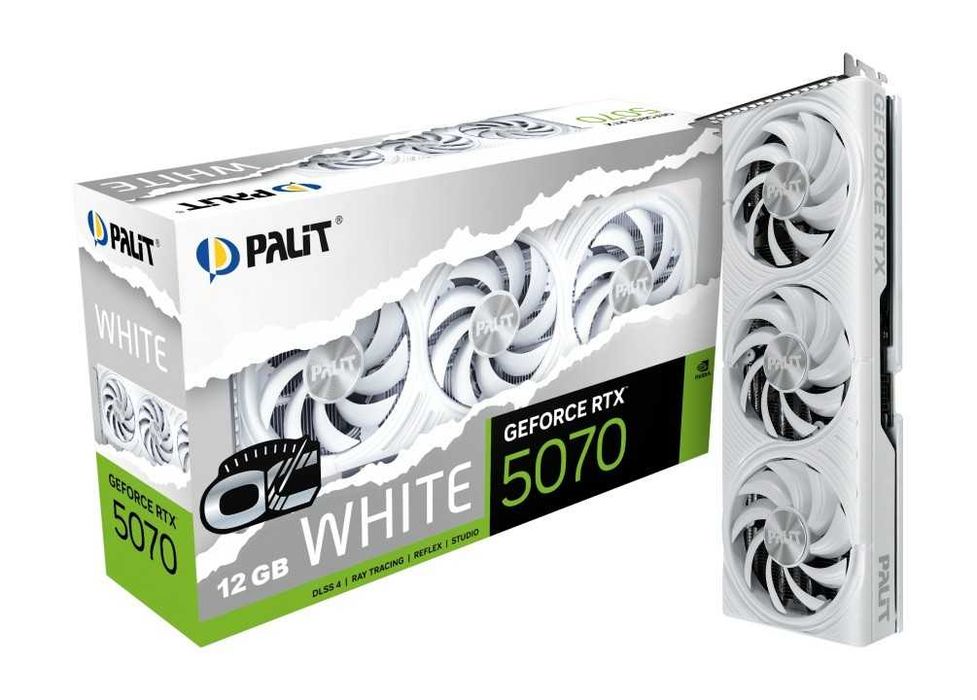 Komputer gamingowy Ryzen 7 7800X3D RTX 5070 32GB DDR5 biały