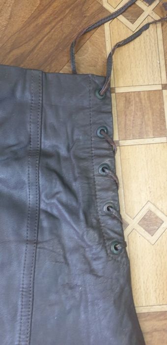 Кожаные брюки .40 размер