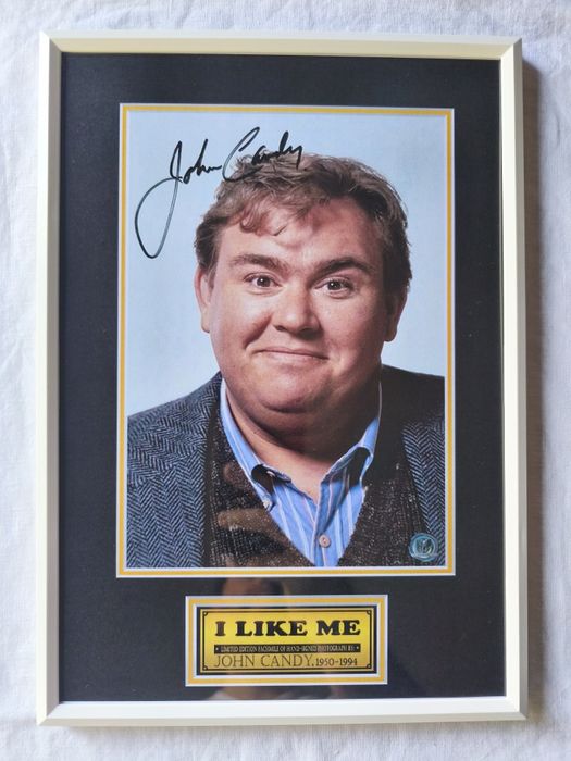 Moldura Filme I Like Me - John Candy com Autógrafo (A4)