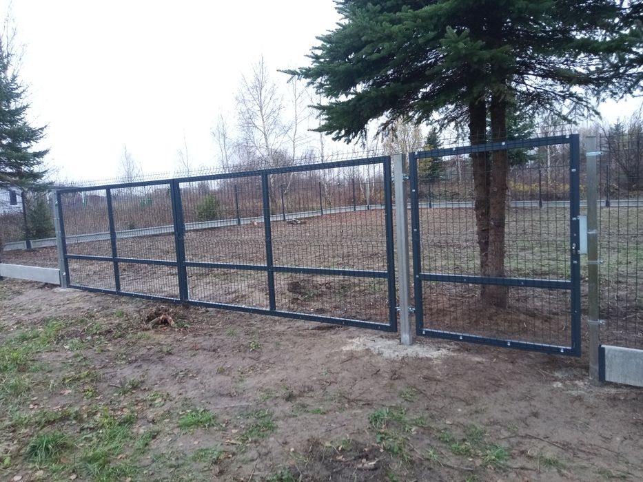 Bramy ogrodzeniowe przesuwne i skrzydlowe