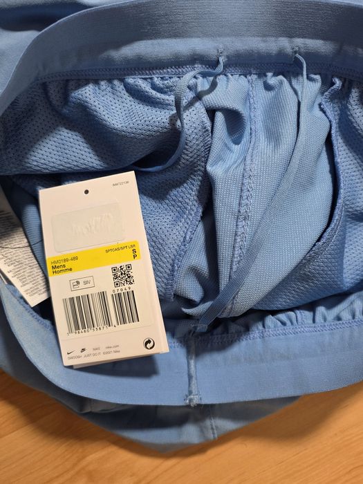 Męskie spodnie do biegania NIKE S niebieskie