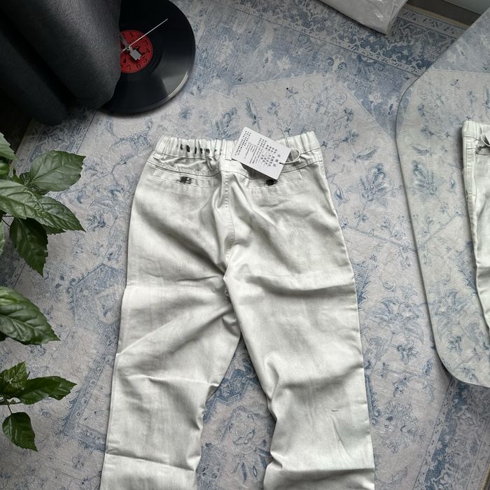 Фларед білі кльош джинси реп джинсы y2k клеш  опиум Opium flared jeans