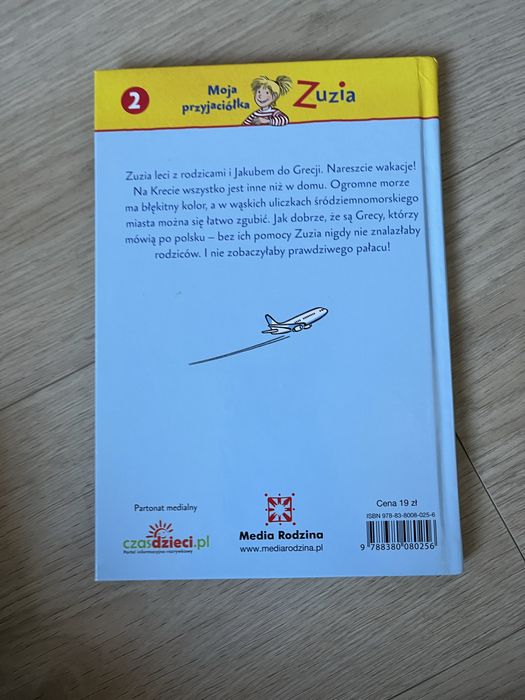 2 książeczki „Zuzia leci nad Morze Śródziemne” i „Jaś i Małgosia