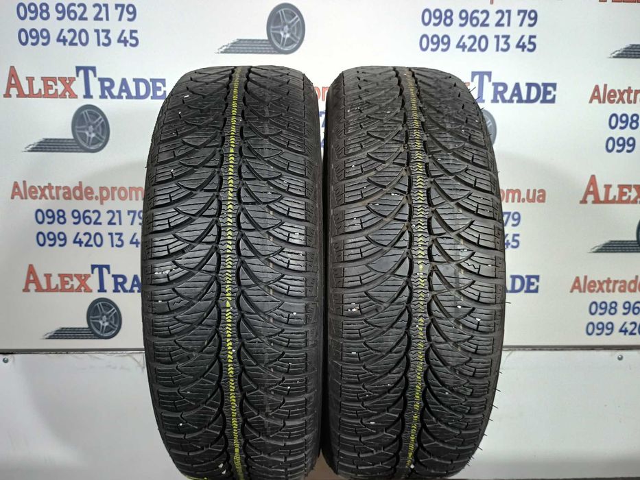 2 шт. 185/55 R15 Fulda Kristall Montero 3 зимові шини б/у, 7 мм