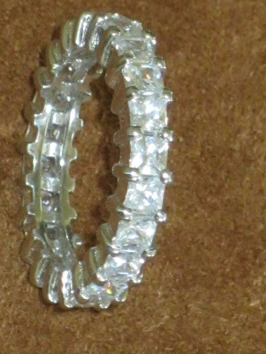 Aliança Prata Maciça de Lei 925`/.. C/Contraste