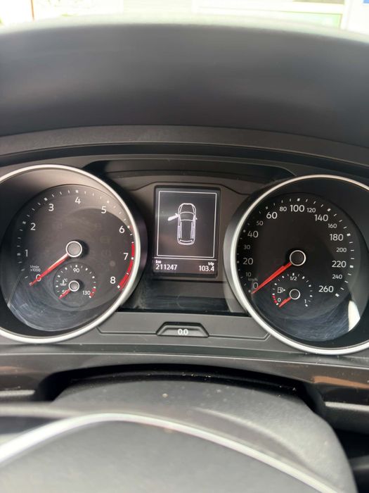 Volkswagen Tiguan 2016, benzyna 1,4, uszkodzony