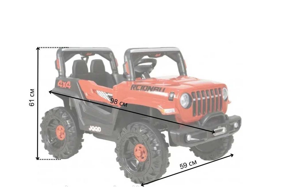 ‼️ Дитячий електромобіль Джип (Jeep) 12V з пультом Детская машинка на подарунок