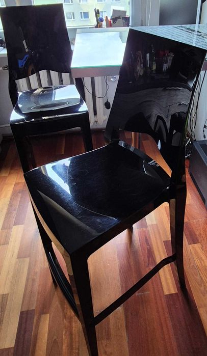 Krzeslo barowe Sgabello Glenda scab design czarny