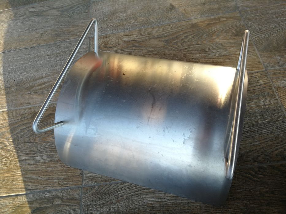 Kosz na opał inox nierdzewny do kominka