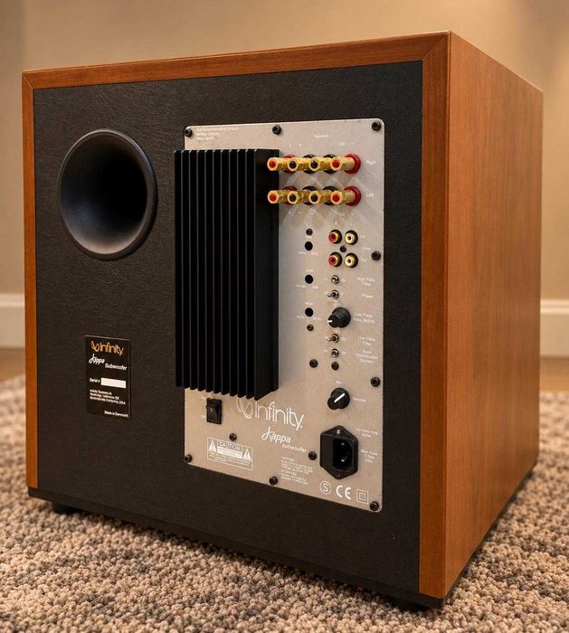 INFINITY KAPPA SUBWOOFER Room Adaptive Bass Optimization System 25 Hz! 31,5 KGS