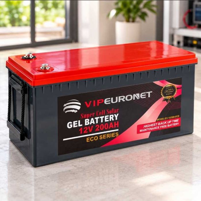 акумулятор гелевий, акумулятор gel для інвертора 12в 150 та 200 Ah, сонячної панелі, акумулятор резервного живлення. Аккумулятор для солнечной станции