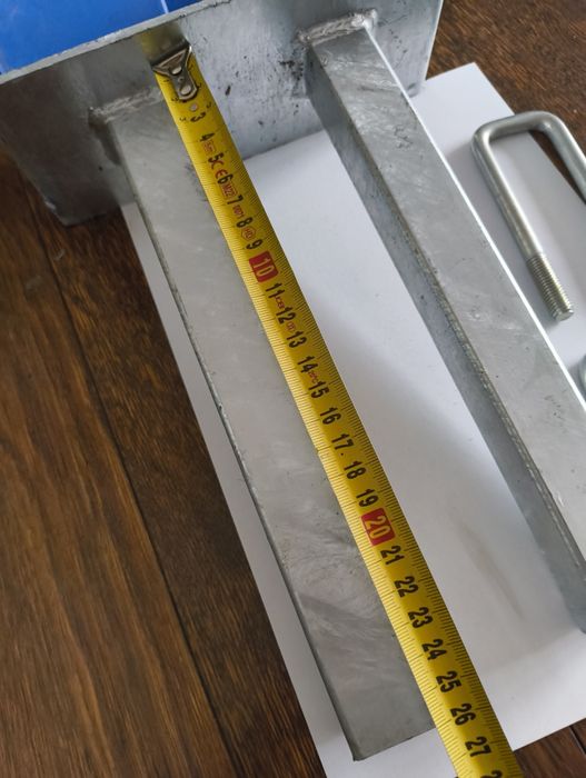 Mocowanie z rolką  podlodziową plus dwa cybanty