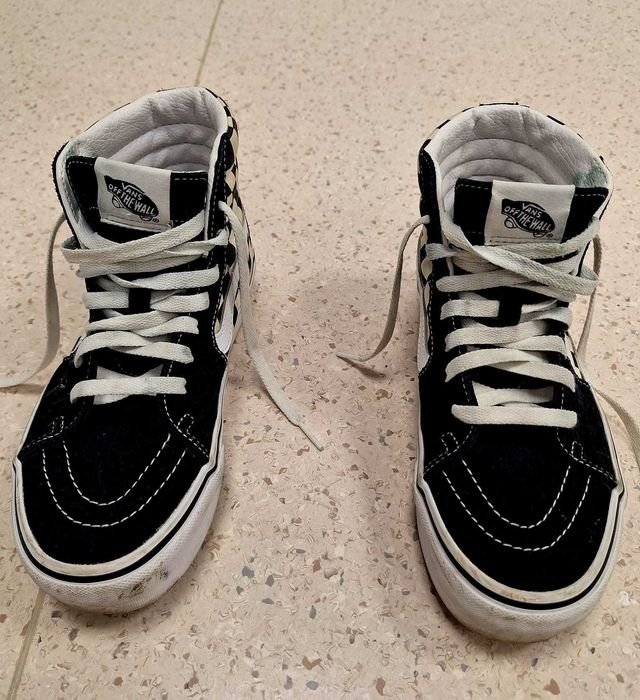 Ténis Vans Sk8-Hi Checkerboard