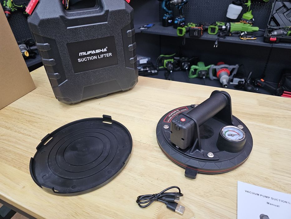 Аккумуляторная Присоска M&A Mufasha 200мм Для большого Рельефа плитки