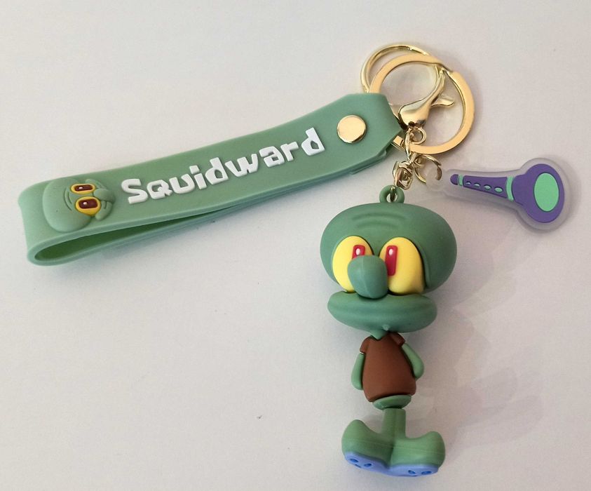 Nowy brelok breloczek Skalmar + Patryk Spongebob zawieszka