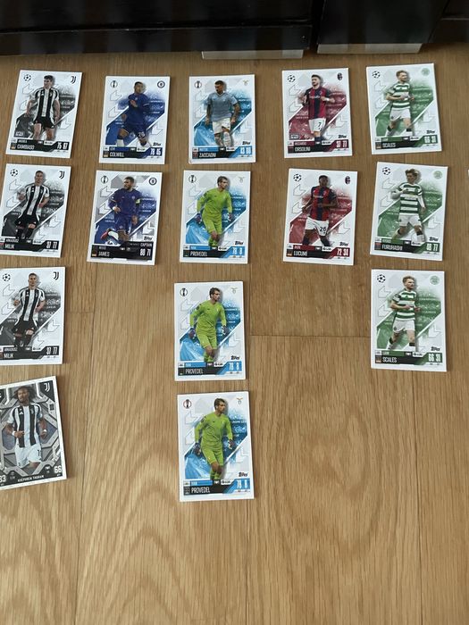 Cartas futebol Macht Attax