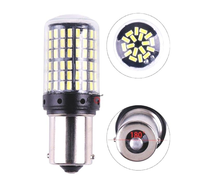 LÂMPADAS BA15S LED CANBUS LUZ BRANCA