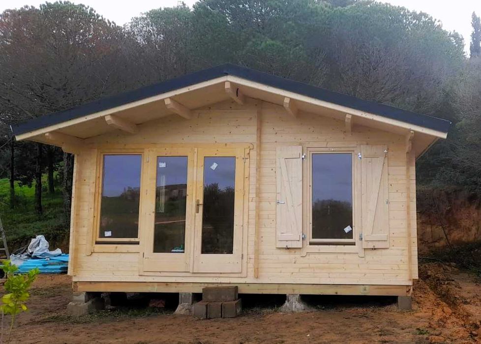 PROMOÇÃO IMPERDÍVEL – CASA DE MADEIRA T1 – 30m² POR APENAS 16800€!