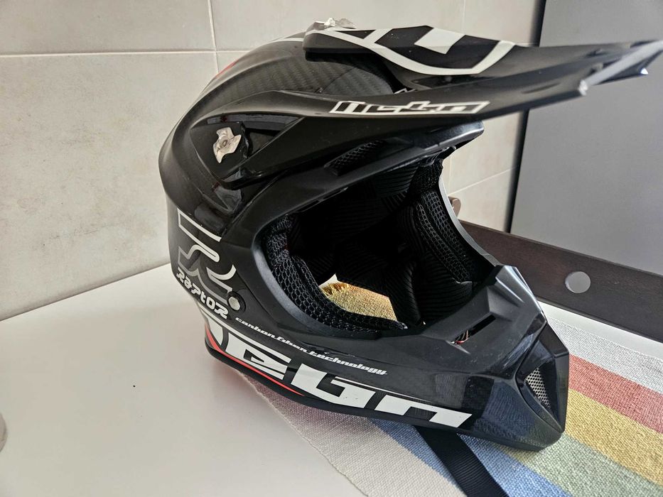 Capacete motocross hebo