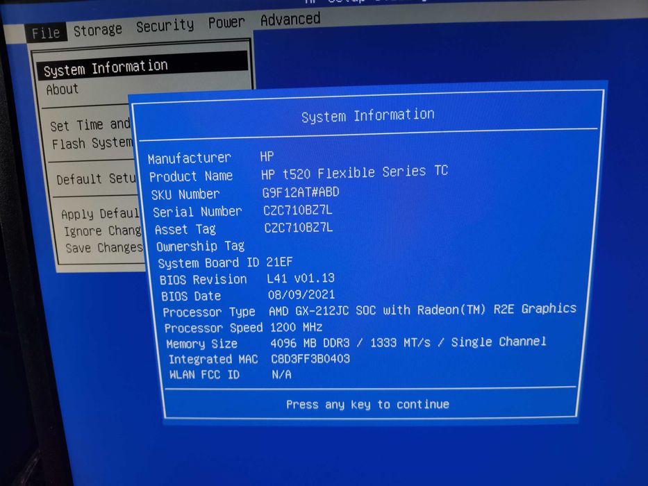 Тонкий клієнт, міні неттоп ПК HP T520
