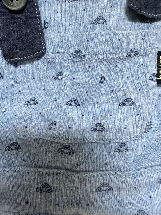 Ogrodniczki spodnie niebieskie