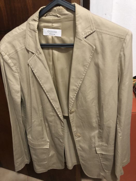 Blazer de verão beje