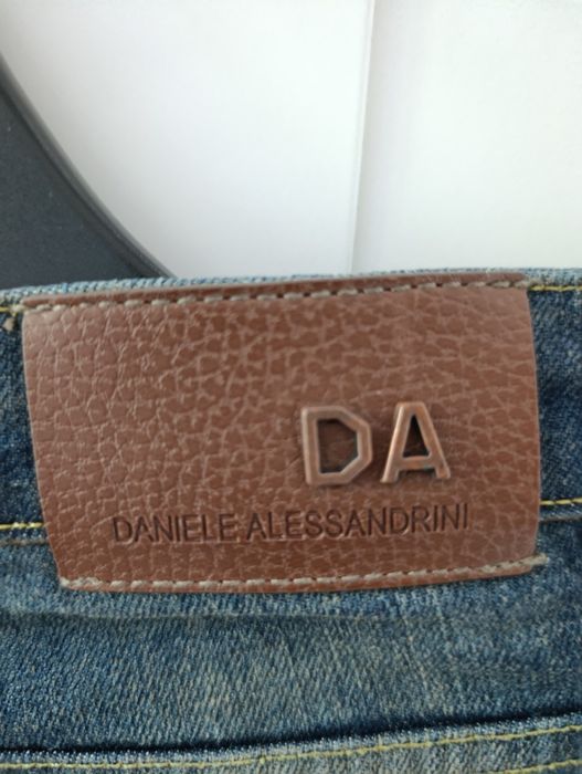 Jeansy męskie premium Daniele Alessandrini stretch rozm. M