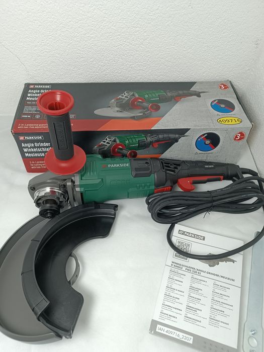 Болгарка PARKSIDE PWS 230 E5 Німеччина. Парксайд шліфмашин кутова, ушм
